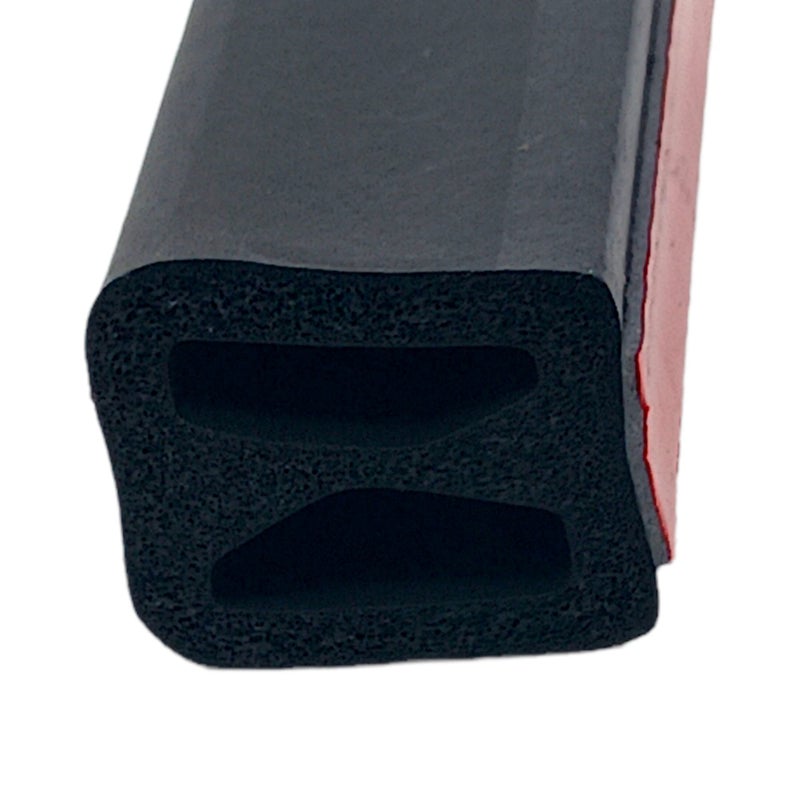 ESI Front Rail Seal XL 5 1/2' EPDM Rubber for Truck Capsâ€”Fills a Height Gap from .488" to 1" - Image 5